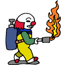 KM4 Clown The Uncle 1 sticker #6572949