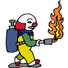 KM4 Clown The Uncle 1 sticker #6572949