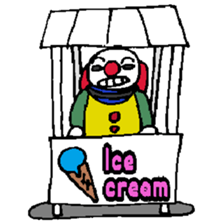 KM4 Clown The Uncle 1 sticker #6572962