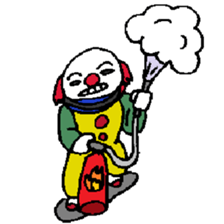 KM4 Clown The Uncle 1 sticker #6572963