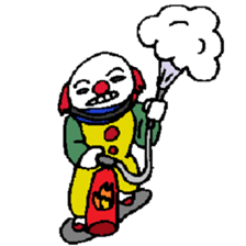 KM4 Clown The Uncle 1 sticker #6572963