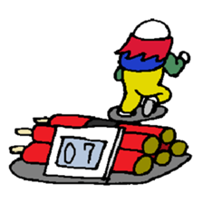 KM4 Clown The Uncle 1 sticker #6572969