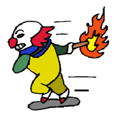 KM4 Clown The Uncle 1 sticker #6572970
