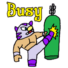 KM9 Cat Mask sticker #7559769