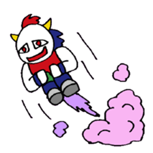 KM14 Hunter Noh Mask sticker #7838262