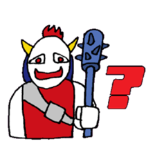 KM14 Hunter Noh Mask sticker #7838265