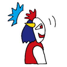 KM14 Hunter Noh Mask sticker #7838266