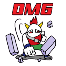 KM14 Hunter Noh Mask sticker #7838272