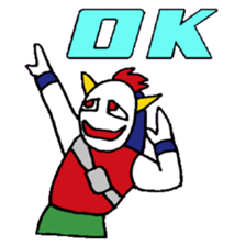 KM14 Hunter Noh Mask sticker #7838273