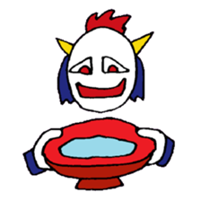 KM14 Hunter Noh Mask sticker #7838274