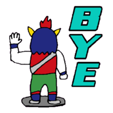 KM14 Hunter Noh Mask sticker #7838279