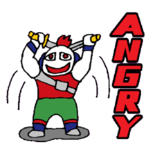 KM14 Hunter Noh Mask sticker #7838283