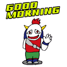 KM14 Hunter Noh Mask sticker #7838285