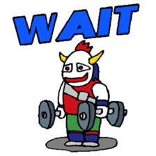 KM14 Hunter Noh Mask sticker #7838287