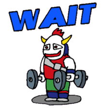 KM14 Hunter Noh Mask sticker #7838287