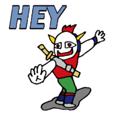 KM14 Hunter Noh Mask sticker #7838291