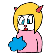 KM15 Demon Little Girl sticker #7843894