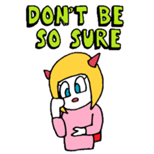 KM15 Demon Little Girl sticker #7843895