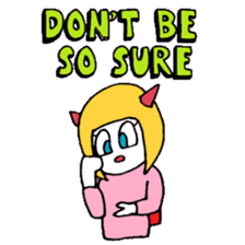 KM15 Demon Little Girl sticker #7843895