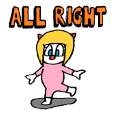 KM15 Demon Little Girl sticker #7843899