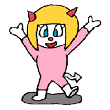 KM15 Demon Little Girl sticker #7843901