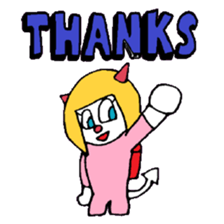 KM15 Demon Little Girl sticker #7843907