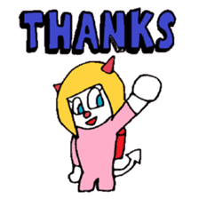 KM15 Demon Little Girl sticker #7843907