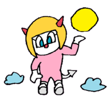 KM15 Demon Little Girl sticker #7843924