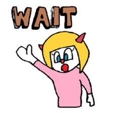 KM15 Demon Little Girl sticker #7843927