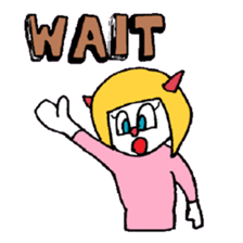 KM15 Demon Little Girl sticker #7843927