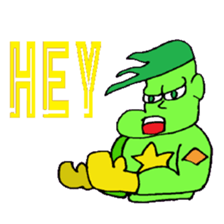 KM17 Beans Fighter Edamame sticker #7858653