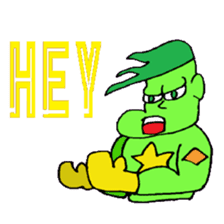 KM17 Beans Fighter Edamame sticker #7858653