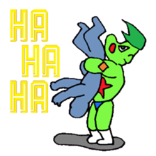 KM17 Beans Fighter Edamame sticker #7858654