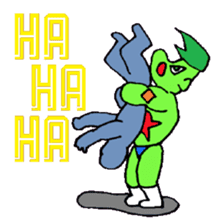 KM17 Beans Fighter Edamame sticker #7858654