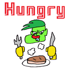 KM17 Beans Fighter Edamame sticker #7858655