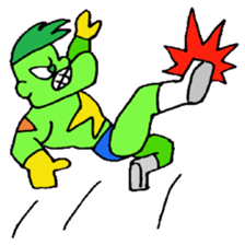 KM17 Beans Fighter Edamame sticker #7858656