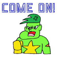 KM17 Beans Fighter Edamame sticker #7858657