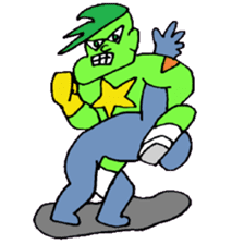 KM17 Beans Fighter Edamame sticker #7858658