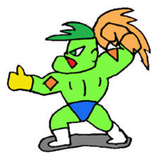 KM17 Beans Fighter Edamame sticker #7858660