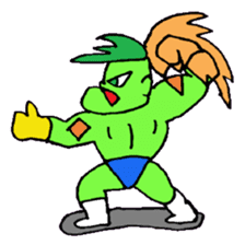 KM17 Beans Fighter Edamame sticker #7858660