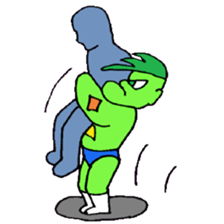 KM17 Beans Fighter Edamame sticker #7858664