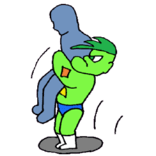 KM17 Beans Fighter Edamame sticker #7858664