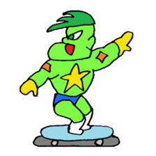 KM17 Beans Fighter Edamame sticker #7858668