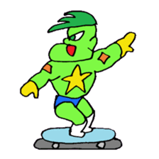 KM17 Beans Fighter Edamame sticker #7858668