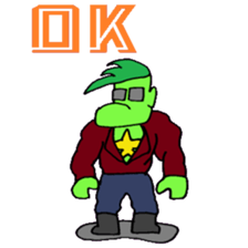 KM17 Beans Fighter Edamame sticker #7858671