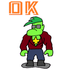KM17 Beans Fighter Edamame sticker #7858671