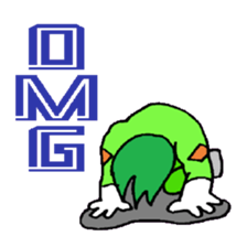 KM17 Beans Fighter Edamame sticker #7858672