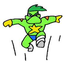 KM17 Beans Fighter Edamame sticker #7858674