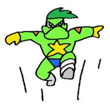 KM17 Beans Fighter Edamame sticker #7858674