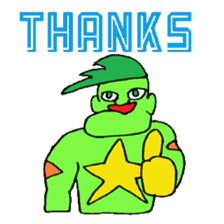 KM17 Beans Fighter Edamame sticker #7858677